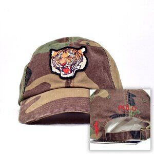 Polo Ralph Lauren Fierce Tiger Camo Baseball Ball Cap Hat NWT
